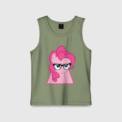 Детская майка Pinky Pie hipster / Авокадо – фото 1