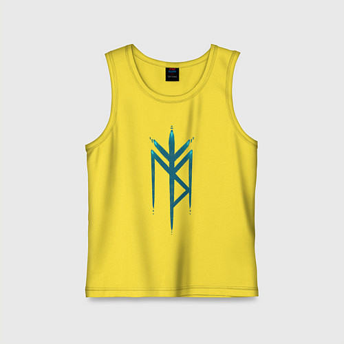 Детская майка Руны / Желтый – фото 1