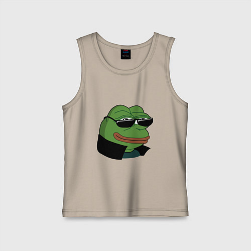 Детская майка Pepe в очках EZ / Миндальный – фото 1