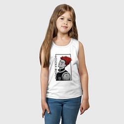 Майка детская хлопок Хисока Мороу Охотник х Охотник, цвет: белый — фото 2