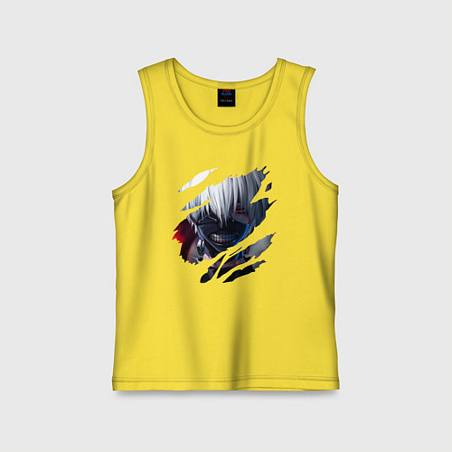 Детская майка Кен Канеки / Желтый – фото 1