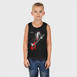 Майка детская хлопок ACDC Angus Young, цвет: черный — фото 2
