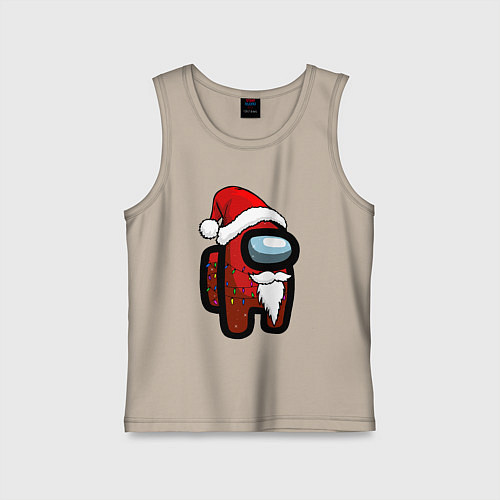 Детская майка Among Us / Миндальный – фото 1