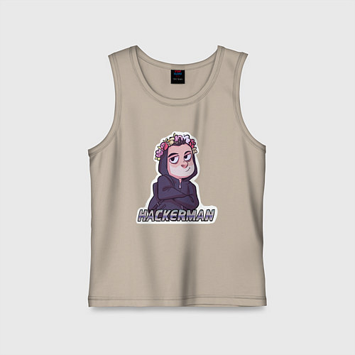 Детская майка Mr Robot / Миндальный – фото 1