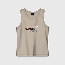 Майка детская хлопок Linkin Park 2021, цвет: миндальный