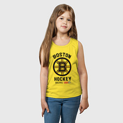 Майка детская хлопок BOSTON BRUINS NHL, цвет: желтый — фото 2