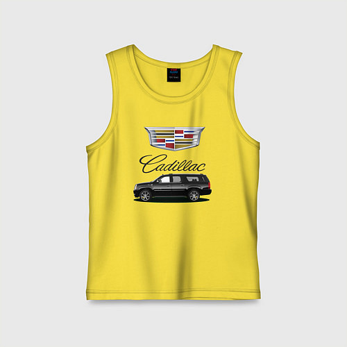 Детская майка Cadillac / Желтый – фото 1