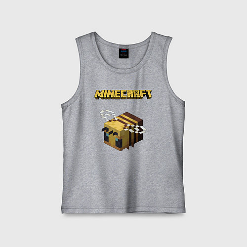 Детская майка Minecraft / Меланж – фото 1