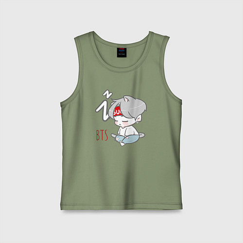 Детская майка BTS sleep / Авокадо – фото 1