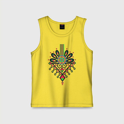 Детская майка Польский узор Парзеница / Желтый – фото 1