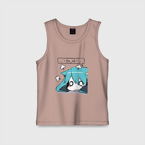 Детская майка Грусть / Пыльно-розовый – фото 1