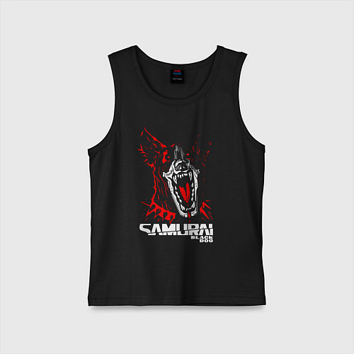 Детская майка SAMURAI Cyberpunk 2077 / Черный – фото 1