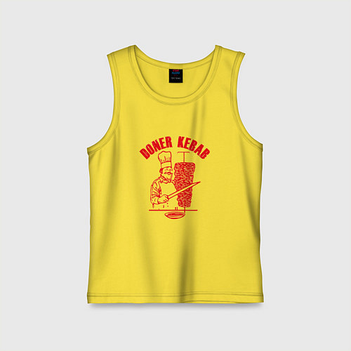 Детская майка Донер кебаб / Желтый – фото 1