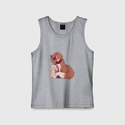 Детская майка Лис и зайка