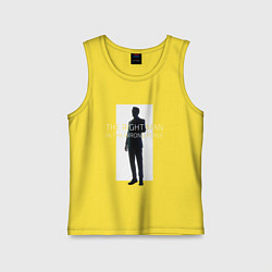 Майка детская хлопок The right man, цвет: желтый