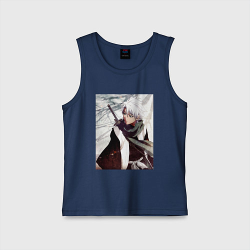 Детская майка Hitsugaya Toshiro / Тёмно-синий – фото 1