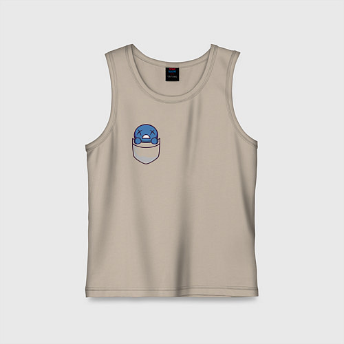 Детская майка Blind Isaac / Миндальный – фото 1