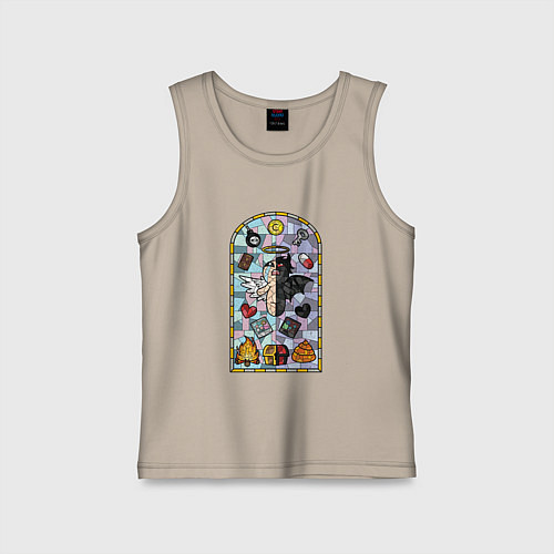 Детская майка Фреска Исаак / Миндальный – фото 1