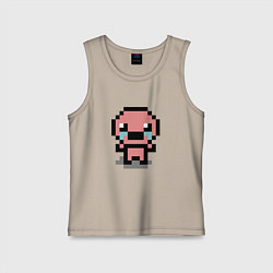 Майка детская хлопок Pixel isaac, цвет: миндальный