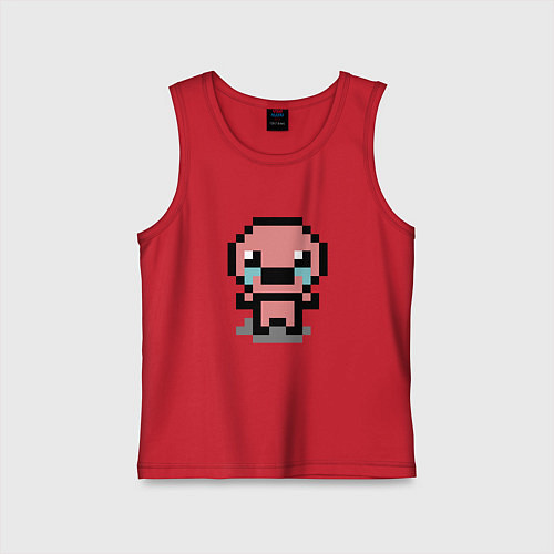 Детская майка Pixel isaac / Красный – фото 1