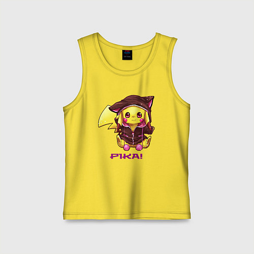 Детская майка Пикачу в костюме / Желтый – фото 1