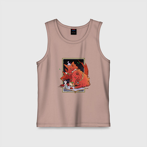 Детская майка Маленький Загрей / Пыльно-розовый – фото 1