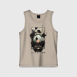 Майка детская хлопок Nier, цвет: миндальный