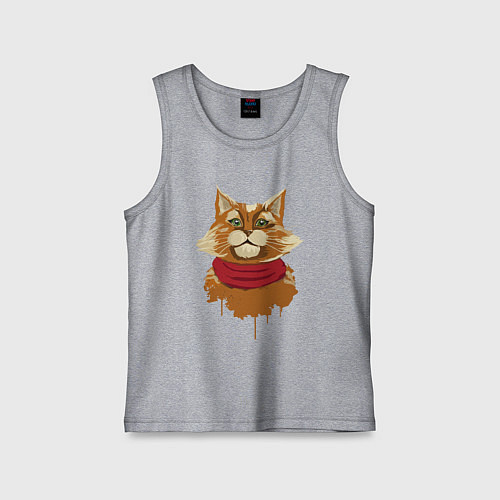 Детская майка Рыжий Кот / Меланж – фото 1