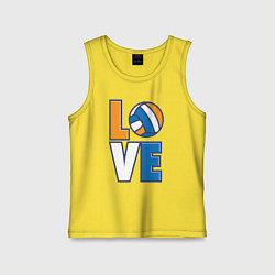 Детская майка Love Volleyball