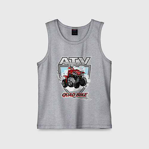 Детская майка Квадроцикл / Меланж – фото 1