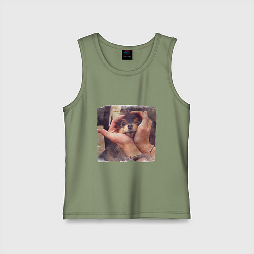 Детская майка 8 мембер / Авокадо – фото 1