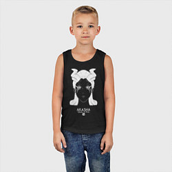 Майка детская хлопок Акаша из Доты 2, цвет: черный — фото 2