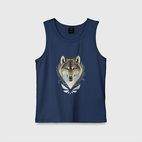 Детская майка Зимний хранитель / Тёмно-синий – фото 1