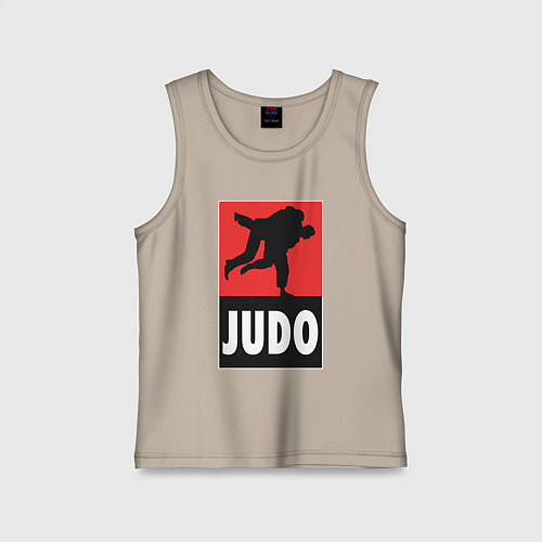 Детская майка Judo / Миндальный – фото 1