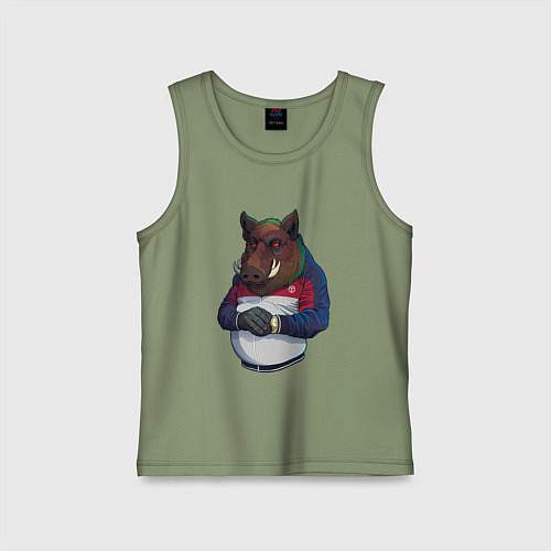 Детская майка Кабан / Авокадо – фото 1