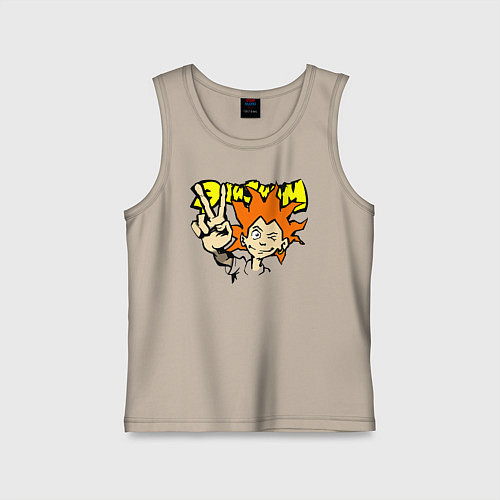 Детская майка Элизиум рыжий / Миндальный – фото 1