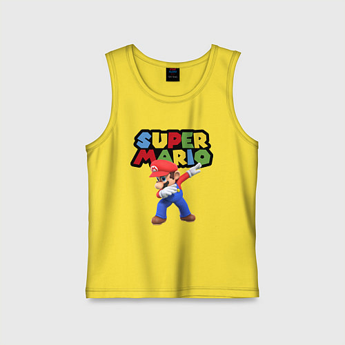 Детская майка Super Mario Dab / Желтый – фото 1