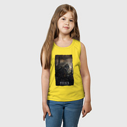 Майка детская хлопок STALKER SHADOW OF CHERNOBYL, цвет: желтый — фото 2