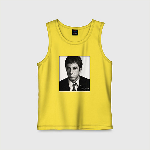 Детская майка Аль Пачино Al Pacino / Желтый – фото 1