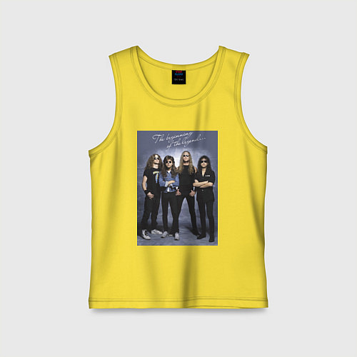 Детская майка Ты помнишь, как всё начиналось? / Желтый – фото 1