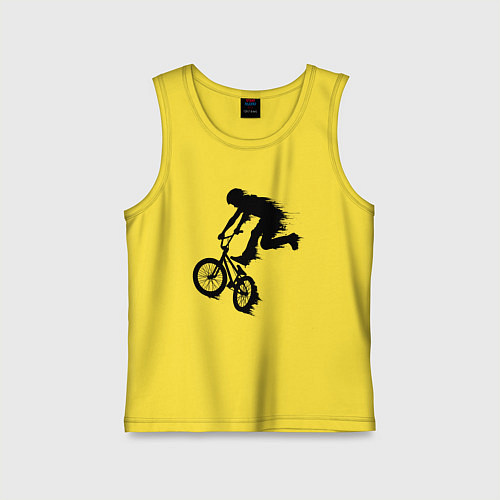 Детская майка ВЕЛОСПОРТ BMX Racing ВЕЛОСИПЕДИСТ / Желтый – фото 1