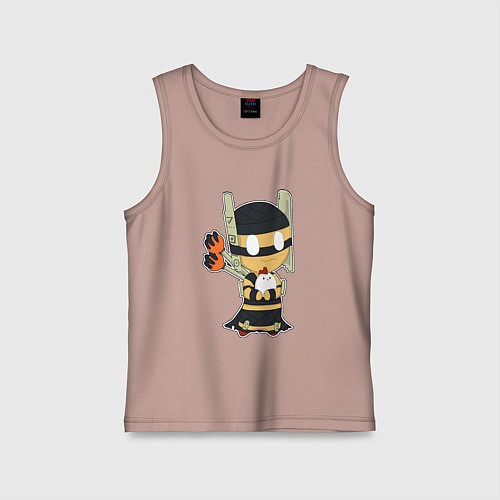 Детская майка Shadow Shaman Chibi / Пыльно-розовый – фото 1