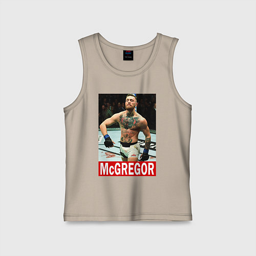 Детская майка Конор МакГрегор McGregor / Миндальный – фото 1