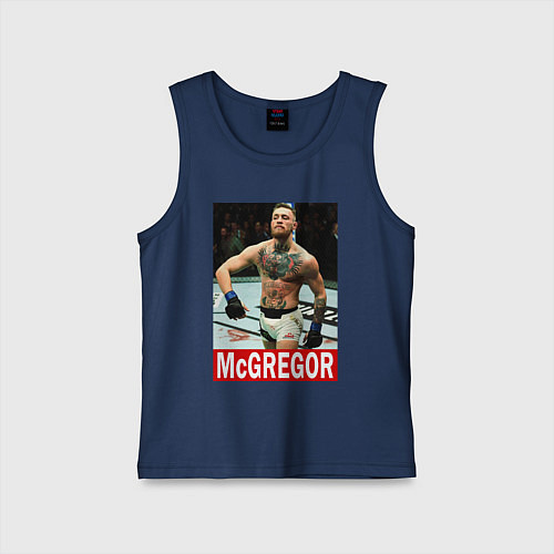 Детская майка Конор МакГрегор McGregor / Тёмно-синий – фото 1