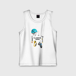 Детская майка Снаряжение для альпинизма