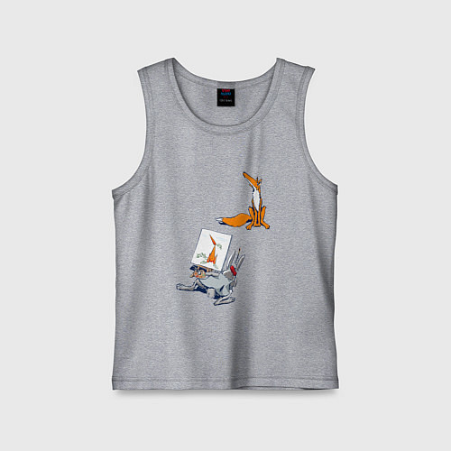 Детская майка Художник так видит / Меланж – фото 1