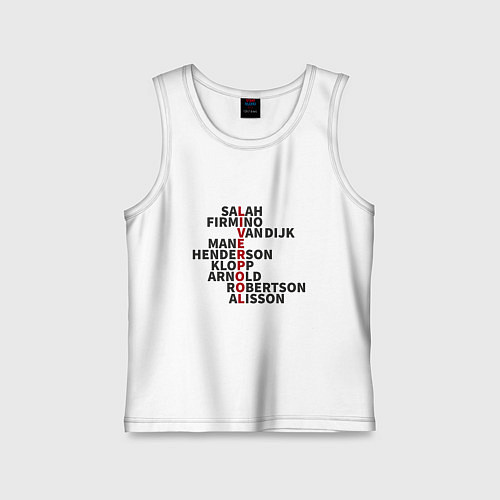 Детская майка Liverpool Players / Белый – фото 1