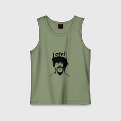 Майка детская хлопок Кидис, цвет: авокадо