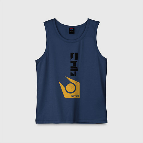 Детская майка Half life - city17 / Тёмно-синий – фото 1