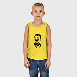 Майка детская хлопок Joseph Stalin, цвет: желтый — фото 2